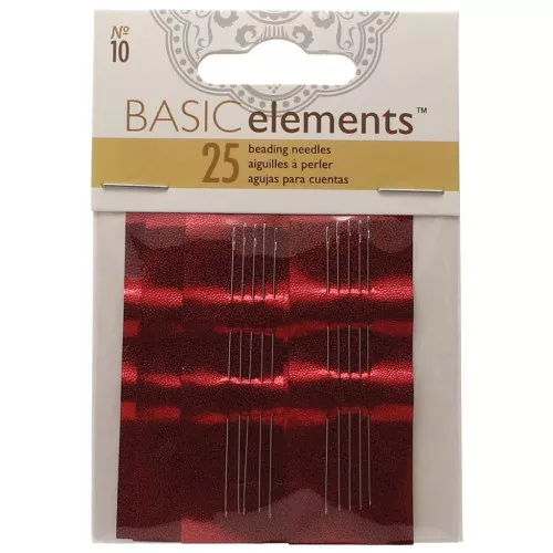 Aiguilles à perler n°10 - Acier x25
