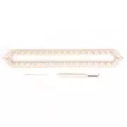 Tricotin forme longue pour écharpe