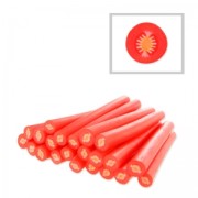 Cane en pâte polymère 5x50 mm Tomate x1|raw }}