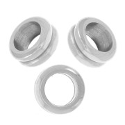 Perles gros trou 5x3 mm - Acier inoxydable 304L x5