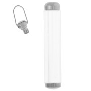 Pendentif tube dévissable à garnir 45x8 mm - Acier inoxydable 304L x1