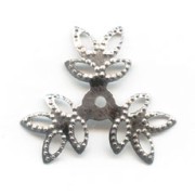 Coupelles feuillages argenté x10|raw }}