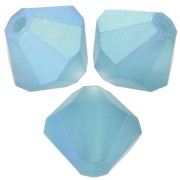 Perles toupies Preciosa - Rondelle Bead 6 mm - Indicolite AB matt x12|raw }}