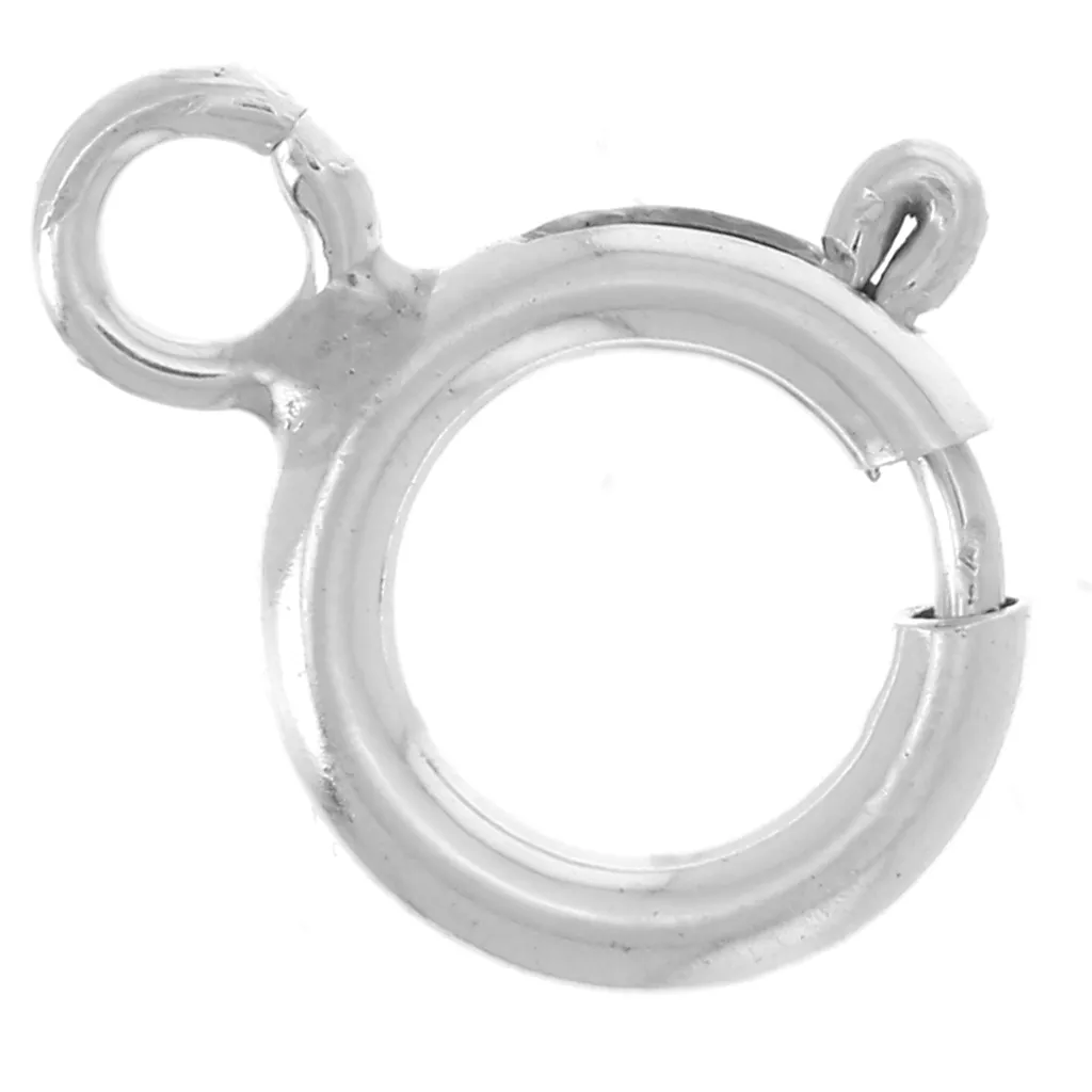 Fermoir De Sécurité En Argent 925 Pour Collier Ou Bracelet 1 Rang, Création Bijoux