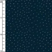 Tissu Batiste Graphik - Atelier Brunette - Sparkle Midnight Blue x10cm