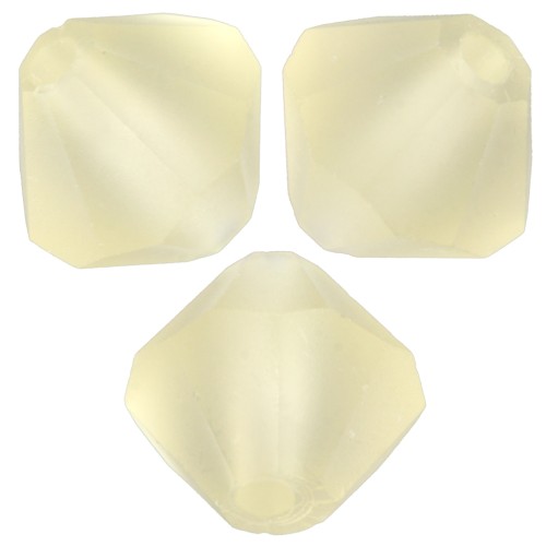 Perles toupies Preciosa - Rondelle Bead 6 mm - Jonquil matt x12