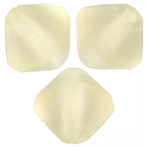Perles toupies Preciosa - Rondelle Bead 6 mm - Jonquil matt x12