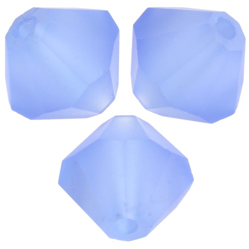 Perles toupies Preciosa - Rondelle Bead 6 mm - Sapphire matt x12