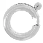 Fermoir à ressort 8 mm sans anneau - Argent 925 x1 