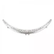 Intercalaire torque 155x14 mm Placage Argent fin vieilli