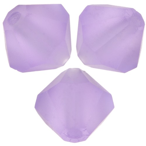 Perles toupies Preciosa - Rondelle Bead 6 mm - Violet Matt x12