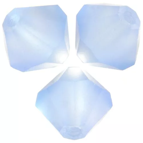 Perles toupies Preciosa - Rondelle Bead 6 mm - Light Sapphire Matt x12