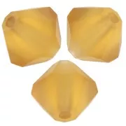 Perles toupies Preciosa - Rondelle Bead 6 mm - Topaz Matt x12