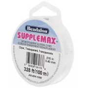 Fil nylon invisible - illusion cord Supplemax 0.40 mm - Transparent x100m