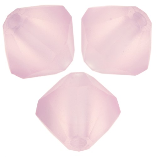 Perles toupies Preciosa - Rondelle Bead 6 mm - Light rose Matt x12