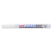 Marqueur peinture à l'huile Uni Paint pointe ultra-fine 0.8 mm Blanc