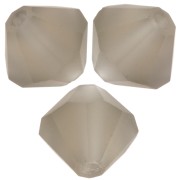 Perles toupies Preciosa - Rondelle Bead 6 mm - Black Diamond Matt x12