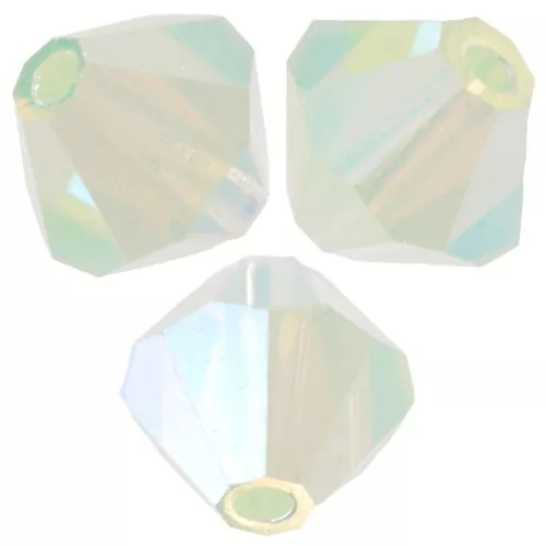 Perles toupies Preciosa - Rondelle Bead 6 mm - Chrysolite Opal AB 2X x12
