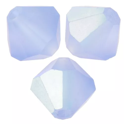 Perles toupies Preciosa - Rondelle Bead 6 mm - Light Sapphire AB Matt x12