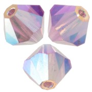 Perles toupies Preciosa - Rondelle Bead 5 mm - Light Amethyst AB 2X x12|raw }}