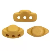 Perles en verre Volos® par Puca® 4x8 mm - Trendy Mustard Mat x10g