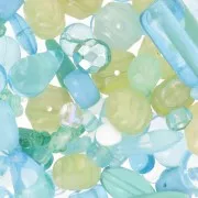Caribbean Sea - Assortiment de perles de bohème - Caribbean x50g Assortiment de perles de bohème - Caribbean x50g