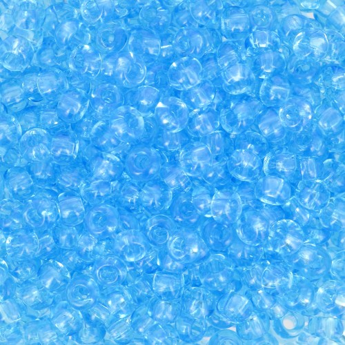 Perles rocailles Preciosa 8/0 3 mm - Aquamarine x20g