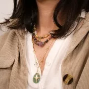 Perles rondes en pierre gemme Pierre de lune 6 mm x15