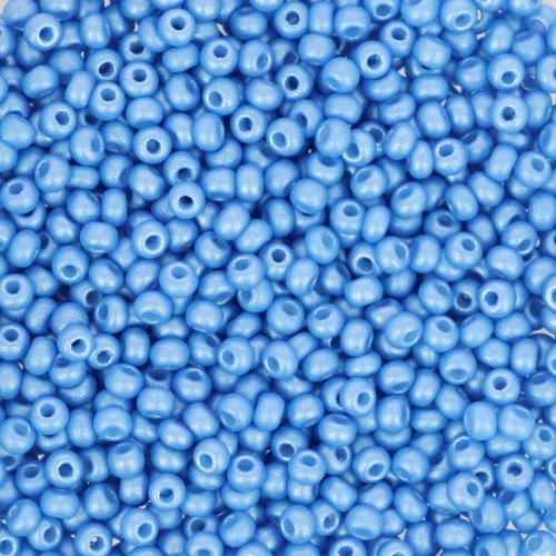 Perles rocailles Preciosa  11/0 2 mm - Permalux Light Blue x20g
