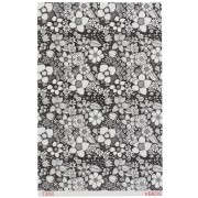 Feuille de transfert VeroS 13.5x9 cm - Papier soluble pour pâte polymère - N°308 x1