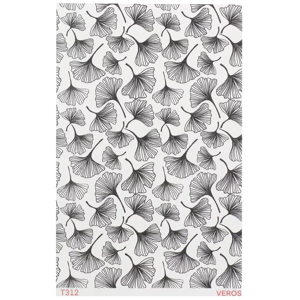 4 Feuilles Papier Broderie Soluble Dans L'Eau Motifs Fleurs - Stabilisateur Couture A4