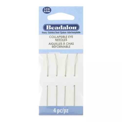 Aiguilles à chas réformable 6.4 cm - Epaisse - Acier inoxydable x4