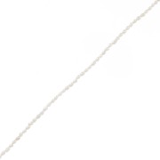 Perles d'eau douce grain de riz - 3x2 mm - Grade AA Blanc x40cm|raw }}