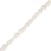Perles d'eau douce baroques irrégulières 18x10 mm - Grade AA Blanc x4