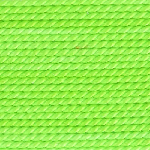 Fil de soie 0.70 mm - Vert fluo x2m