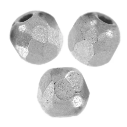 Facettes 3 mm Aluminium Silver x50