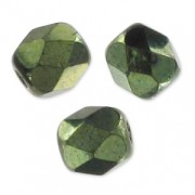 Facettes 3 mm Jet Red Luster x50