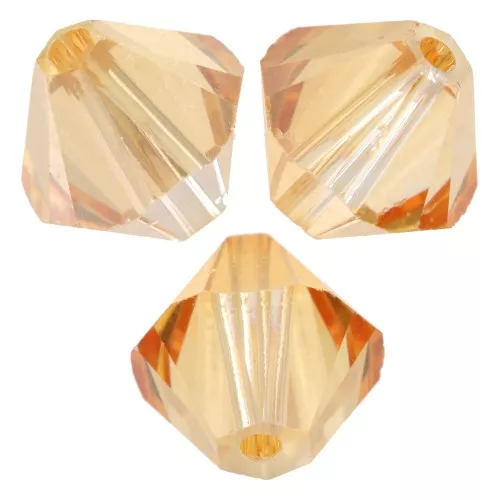 Toupies en cristal PureCrystal 5328 6 mm - Crystal Caramel x20