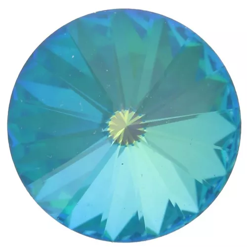 Cabochon PureCrystal 1122 Rivoli 12 mm - Crystal Ultra Teal AB x1
