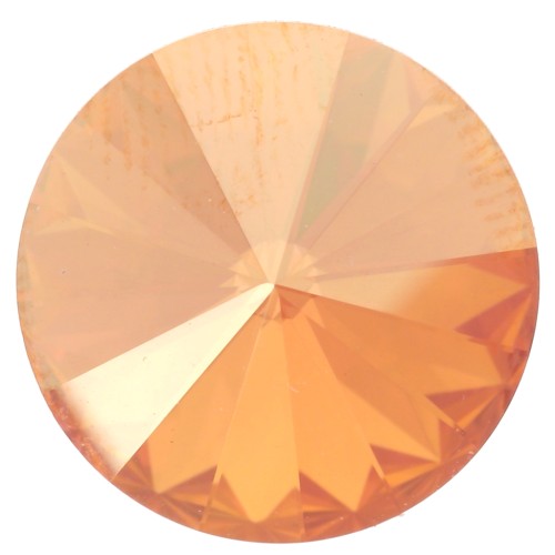 Cabochon PureCrystal 1122 Rivoli 12 mm - Light Rose Caramel x1