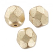 Facettes 6 mm Gold Mat x25|raw }}