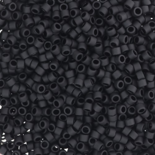 Toho Aiko 11/0 1.6 mm TA0149F - Opaque Jet Mat x4g