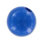 Perle en résine opaque 8 mm Capri Blue