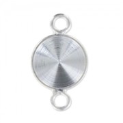 Serti intercalaire à coller pour cabochon PureCrystal 1122 8 mm - Argenté x1