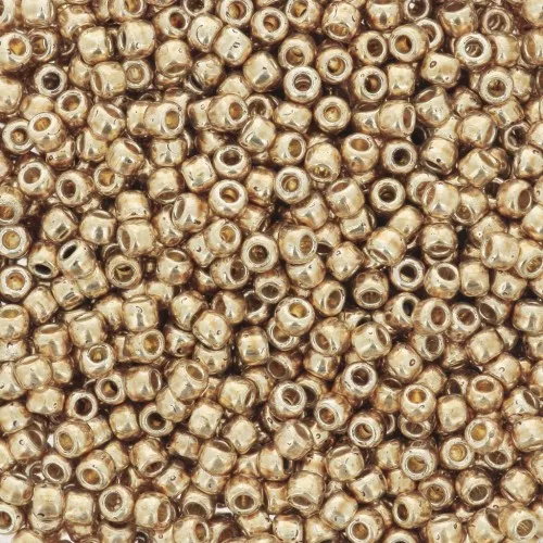 Rocaille Toho 11/0 TO11RPF592 - PF Golden Fleece Galvanized x8g