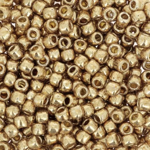 Rocaille Toho 8/0 TO8RPF592 - PF Golden Fleece Galvanized x8g