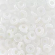 O Bead 4 mm Pastel White x5g