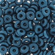 O Bead 4 mm Pastel Petrol x5g|raw }}