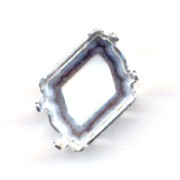 Serti griffe pour cabochon PureCrystal 4739 14x11 mm argenté