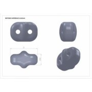 SuperDuo 2,5x5 mm Opaque Olivine Silver Picasso x10g